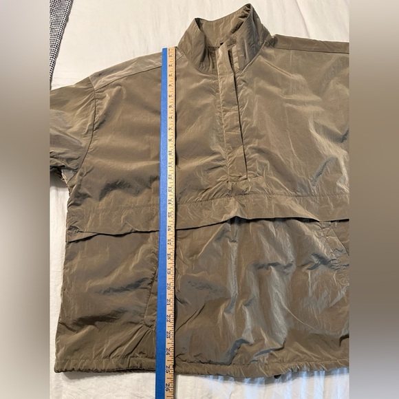 Good American Shine Oversized Windbreaker Anorak Pullover 1/2 Size S - M(d4 - Picture 12 of 13